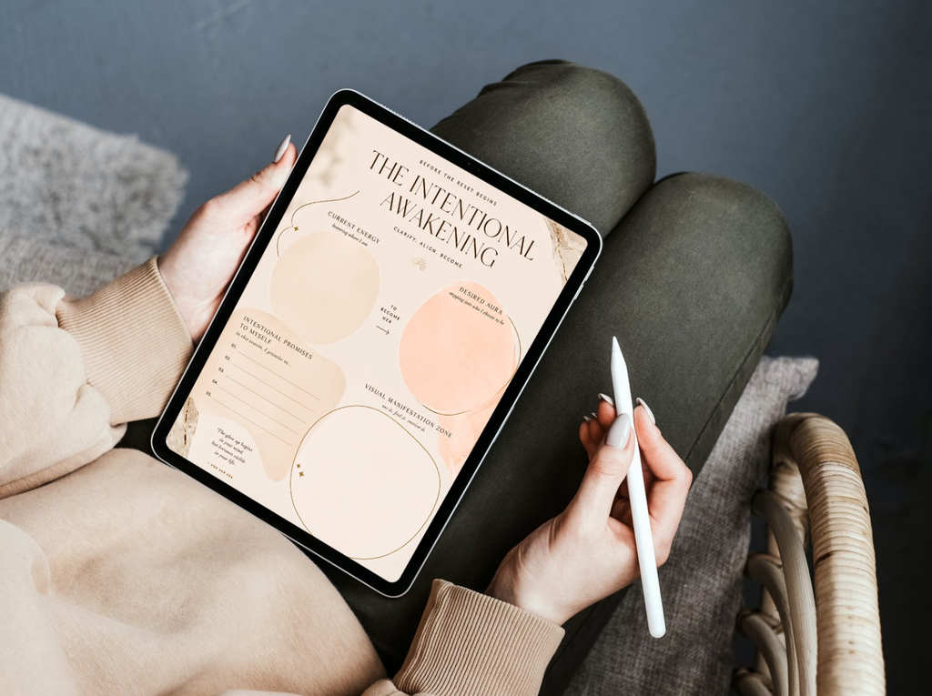 21-Day Glow Up Reset Challenge | Premium Digital Self-Care & Wellness Journal by Aura Planners | Aesthetic iPad Planner PDF