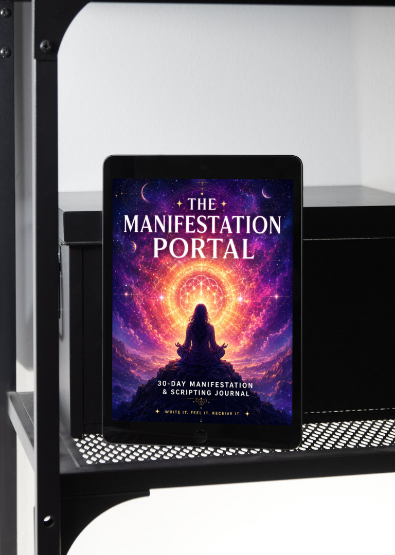 The Cosmic Portal | 92-Page Manifestation & Scripting Journal | GoodNotes PDF